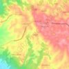 Pirogue topographic map, elevation, terrain