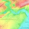 Moha topographic map, elevation, terrain
