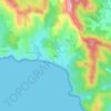 Gigaro topographic map, elevation, terrain