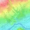 Binzgen topographic map, elevation, terrain