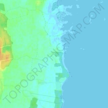 Hagbyhamn topographic map, elevation, terrain