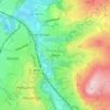 Mellor topographic map, elevation, terrain
