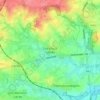 Sint-Maria-Lierde topographic map, elevation, terrain