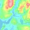 Hamburg topographic map, elevation, terrain