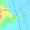 Huasaccata topographic map, elevation, terrain