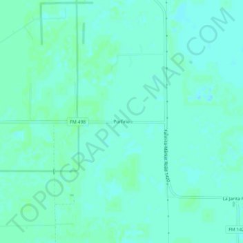 Porfirio topographic map, elevation, terrain