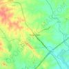 Padalangala topographic map, elevation, terrain