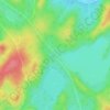 Thaddeus topographic map, elevation, terrain