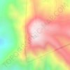 Cerro Mohinora topographic map, elevation, terrain