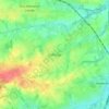 Deftinge topographic map, elevation, terrain