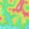 Le Ranquet topographic map, elevation, terrain