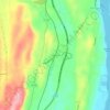 Hannacroix topographic map, elevation, terrain