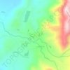 Potrerillo topographic map, elevation, terrain