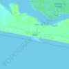 Lekki topographic map, elevation, terrain