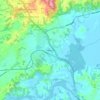 Pōkeno topographic map, elevation, terrain