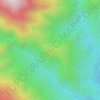 Buntu Borongbua topographic map, elevation, terrain