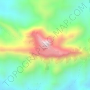 Mount Tundalara topographic map, elevation, terrain