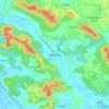 Bicholim topographic map, elevation, terrain