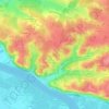 Saint-Amand topographic map, elevation, terrain