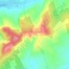 Les Coulomiers topographic map, elevation, terrain