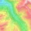 les Bordes d'Envalira topographic map, elevation, terrain