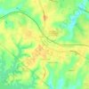Toano topographic map, elevation, terrain