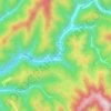 Cyclone topographic map, elevation, terrain