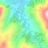 La Léchère Dessous topographic map, elevation, terrain