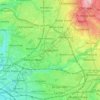 Failsworth topographic map, elevation, terrain