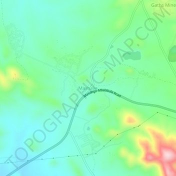 Mashava topographic map, elevation, terrain