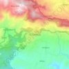 Haldummulla topographic map, elevation, terrain