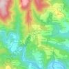 La Tournelle topographic map, elevation, terrain