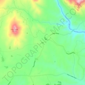 Igo topographic map, elevation, terrain