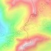 Nufenenpass topographic map, elevation, terrain