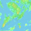 Djurö topographic map, elevation, terrain