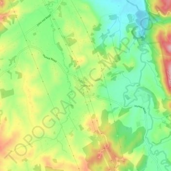 Hūnua topographic map, elevation, terrain