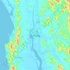 Dawei topographic map, elevation, terrain