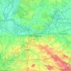Wolfsburg topographic map, elevation, terrain