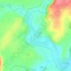 Cusey topographic map, elevation, terrain