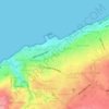Oeba topographic map, elevation, terrain