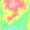 Barbosilândia topographic map, elevation, terrain