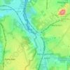 Baalsbruggen topographic map, elevation, terrain