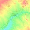 Upington topographic map, elevation, terrain