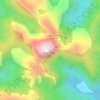Frenchmans Cap topographic map, elevation, terrain