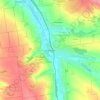 New York topographic map, elevation, terrain