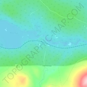 Mackamp topographic map, elevation, terrain