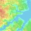 Bouctouche topographic map, elevation, terrain