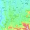 Godawari topographic map, elevation, terrain