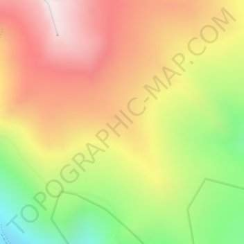 Ethiopian Highlands topographic map, elevation, terrain