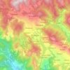 Bharatpur topographic map, elevation, terrain